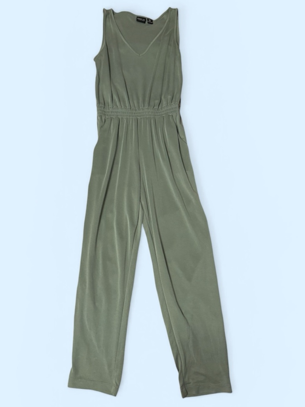 Rachel Zoe Olive Green Sleeveless Jumpsuit